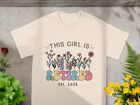 This Girl is Retired Est. 2025 T-shirt product