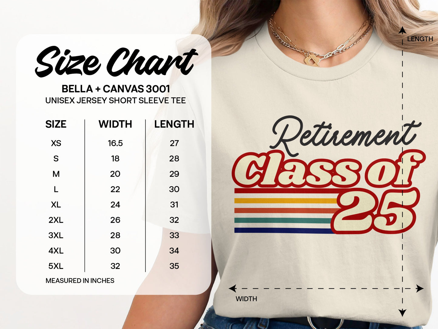 Retirement Class of 25 Unisex Jersey Short Sleeve Tee product type