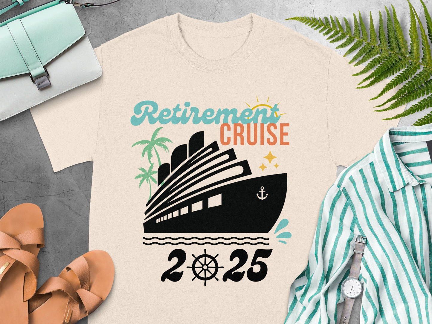 Retirement Cruise 2025 Graphic T-Shirt product