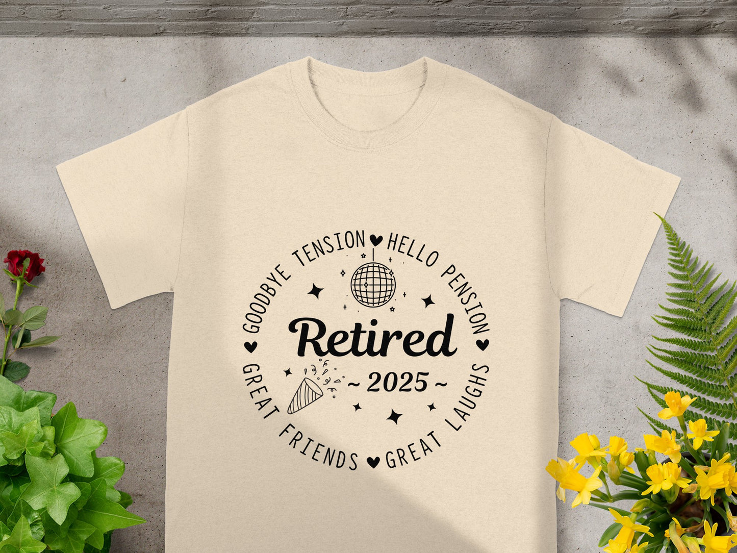 Retired 2025 Goodbye Tension Hello Pension product type