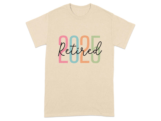 2025 Retired Graphic Short Sleeve Tee Shirt product