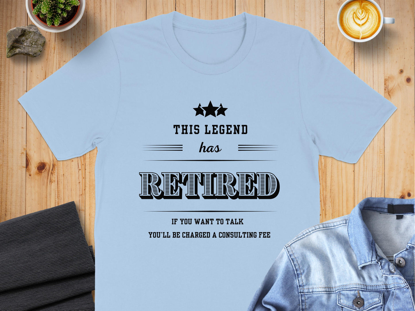 This Legend Has Retired Fun Humorous T-Shirt Product