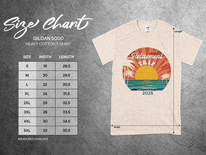 Retirement Trip 2025 Graphic T-Shirt product type