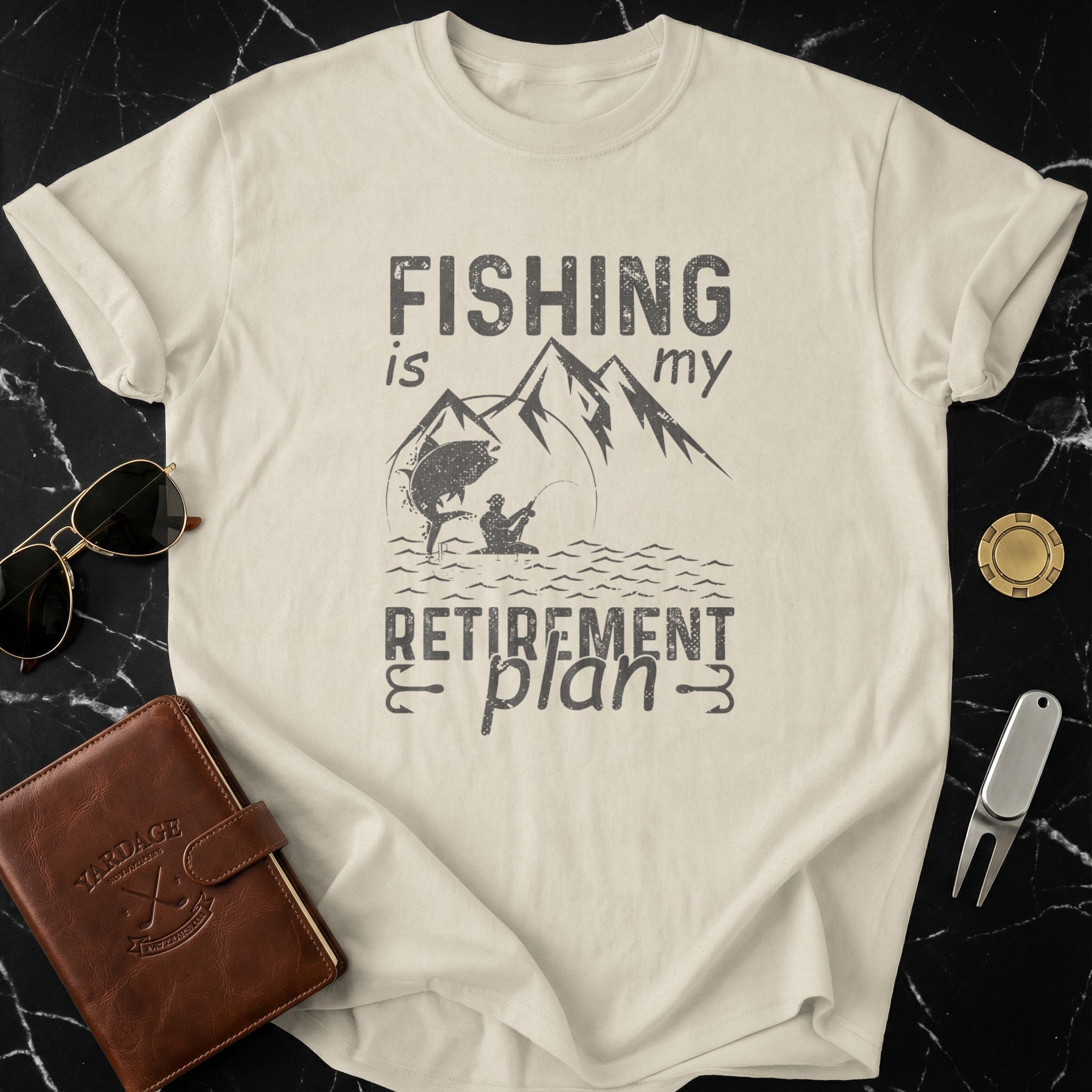 Fishing is My Retirement Plan T-Shirt for Enthusiasts