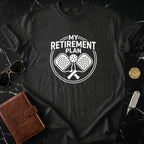 My Retirement Plan Pickleball Graphic Tee Shirt