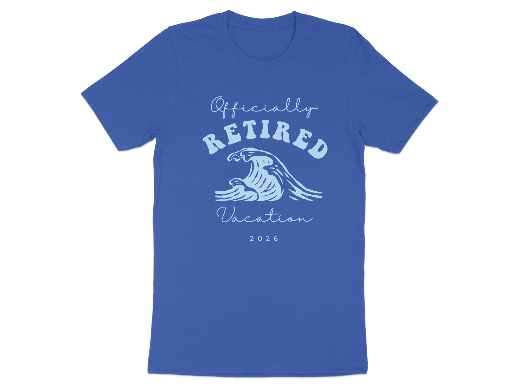 Officially Retired Vacation 2026 T-shirt