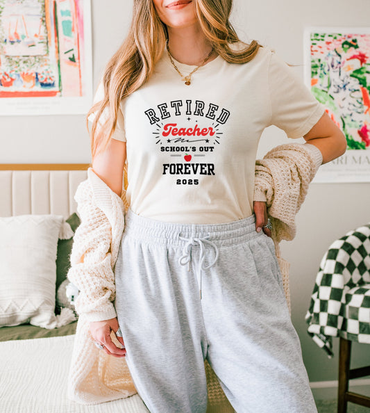 Retired Teacher School's Out Forever 2023 Shirt product type
