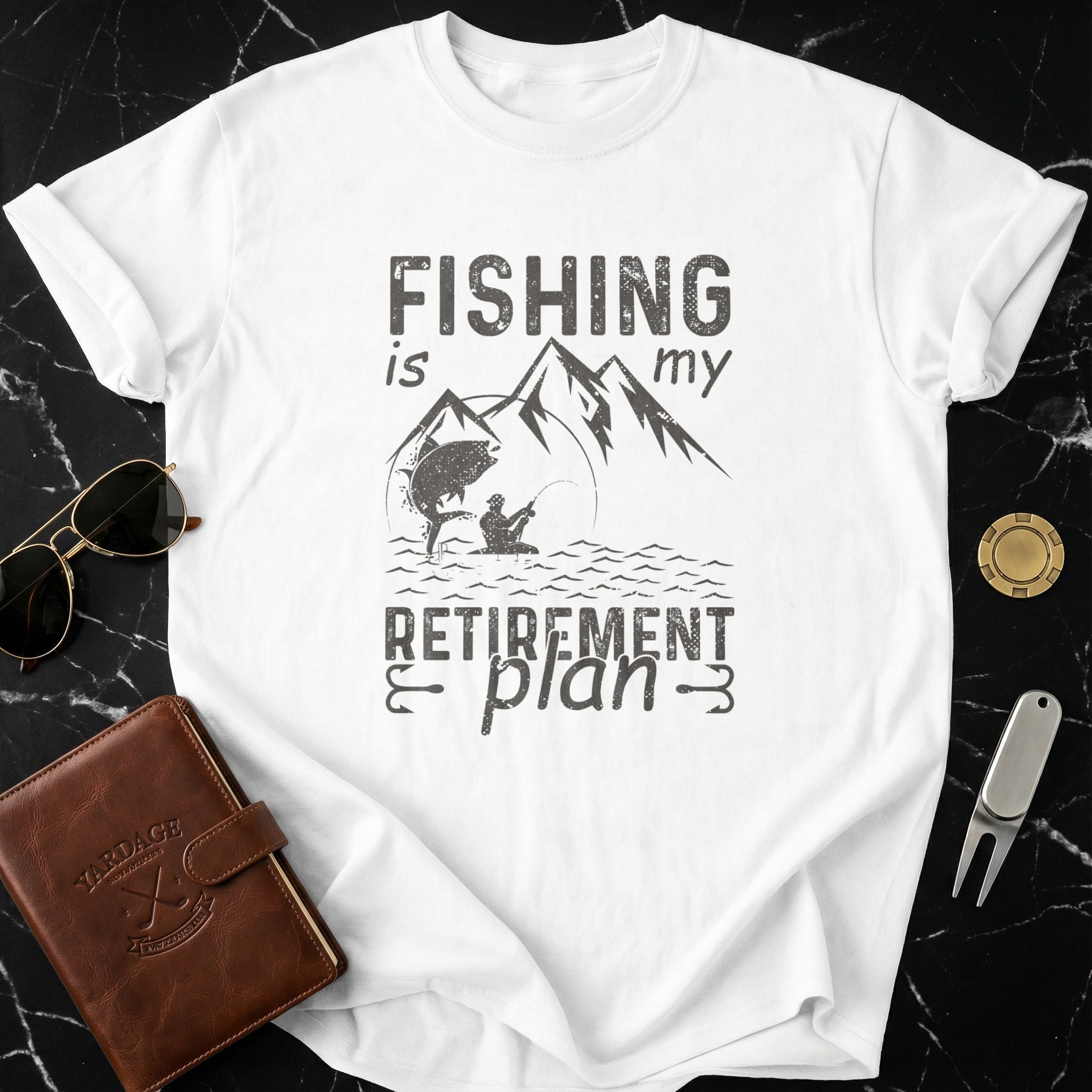 Fishing is My Retirement Plan Graphic Tee