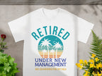 Retired Under New Management Grandkids Details T-shirt product