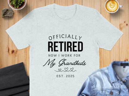 Officially Retired Now I Work for My Grandkids product type