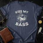 Kiss My Bass Funny Fishing T-Shirt Perfect for Anglers