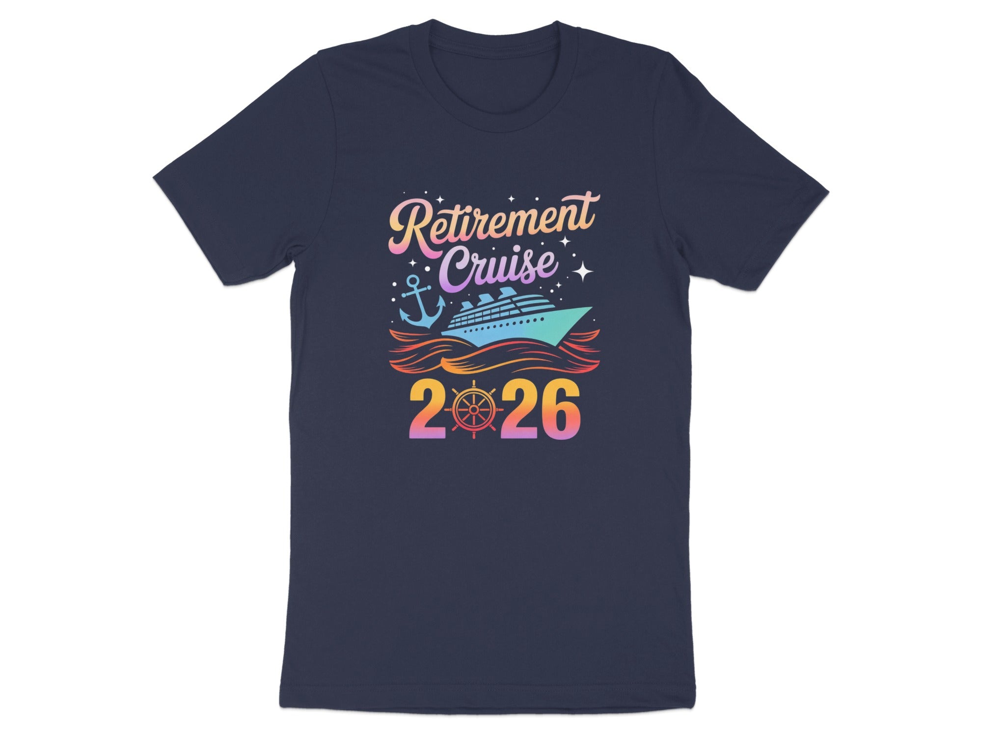 Retirement Cruise 2026 Graphic Tee Shirt