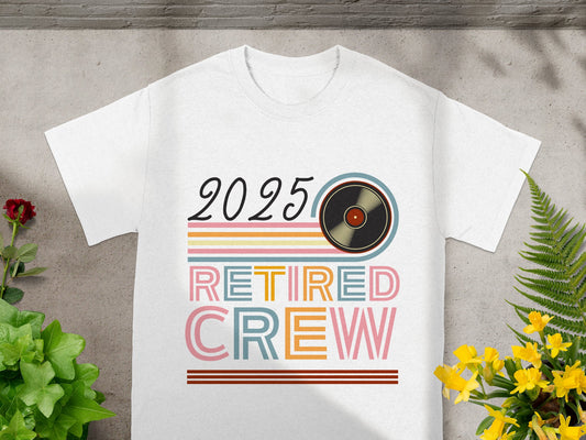 2025 Retired Crew Graphic Design T-Shirt product type