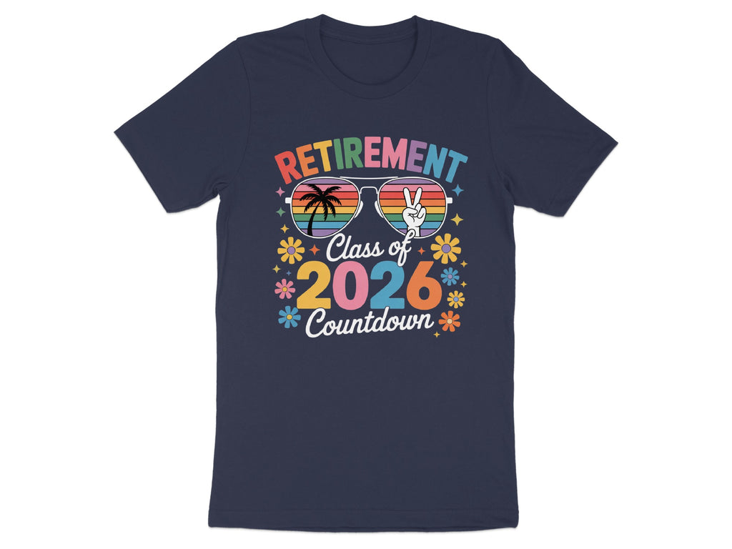 Retirement Class of 2026 Countdown T-Shirt