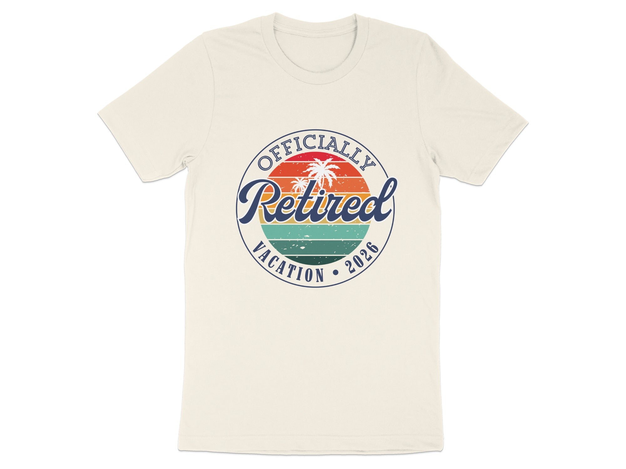 Officially Retired Vacation 2026 Graphic T-Shirt
