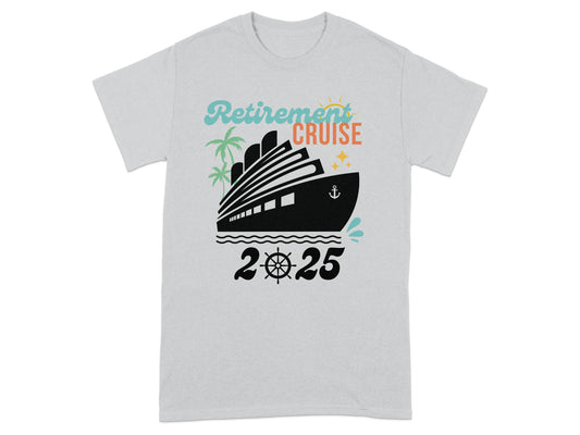 Retirement Cruise 2025 Graphic T-Shirt product type