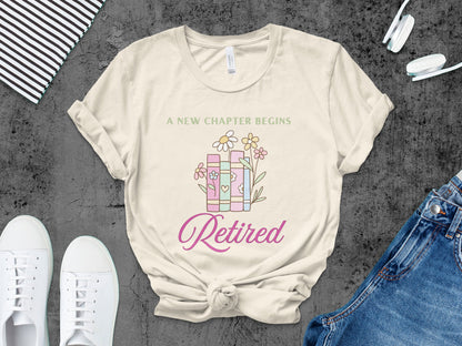 A New Chapter Begins Retired T-Shirt product type