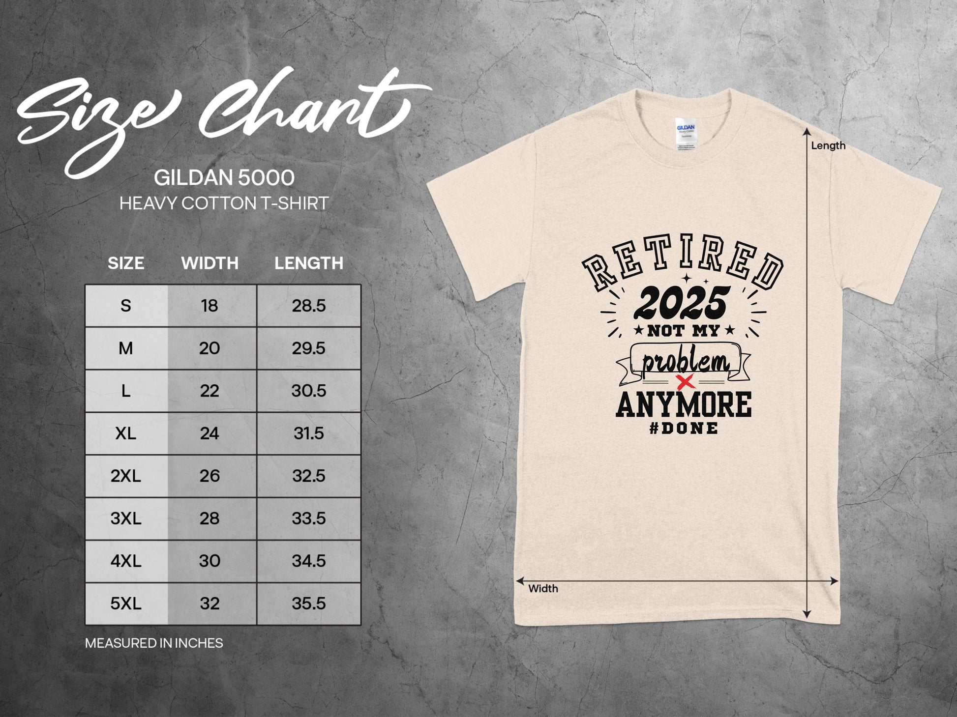 Retired 2025 Not My Problem Anymore Done product type