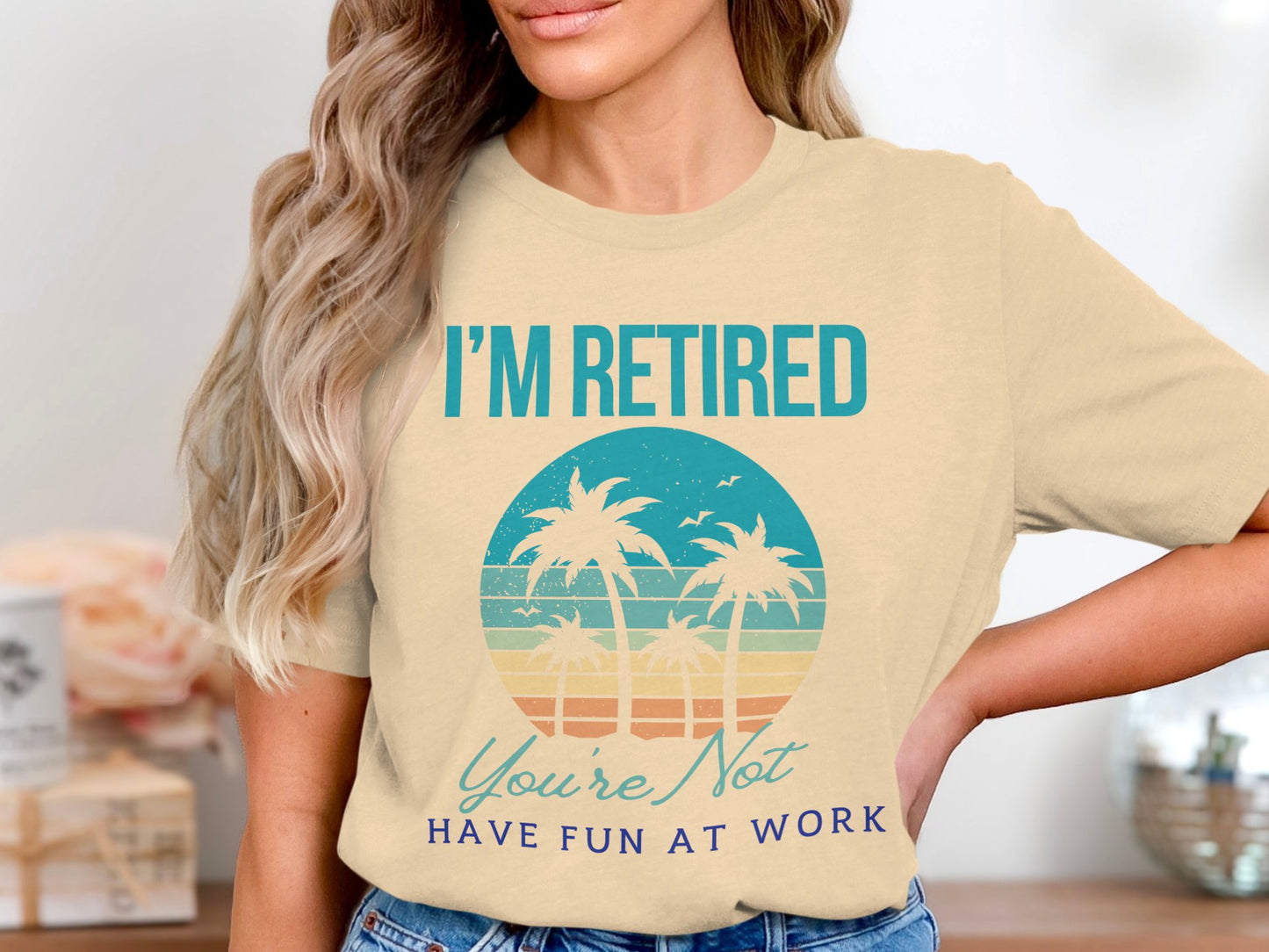 I'm Retired Have Fun At Work Graphic T-Shirt product