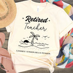 Retired Teacher Goodbye Tension Hello Pension Shirt