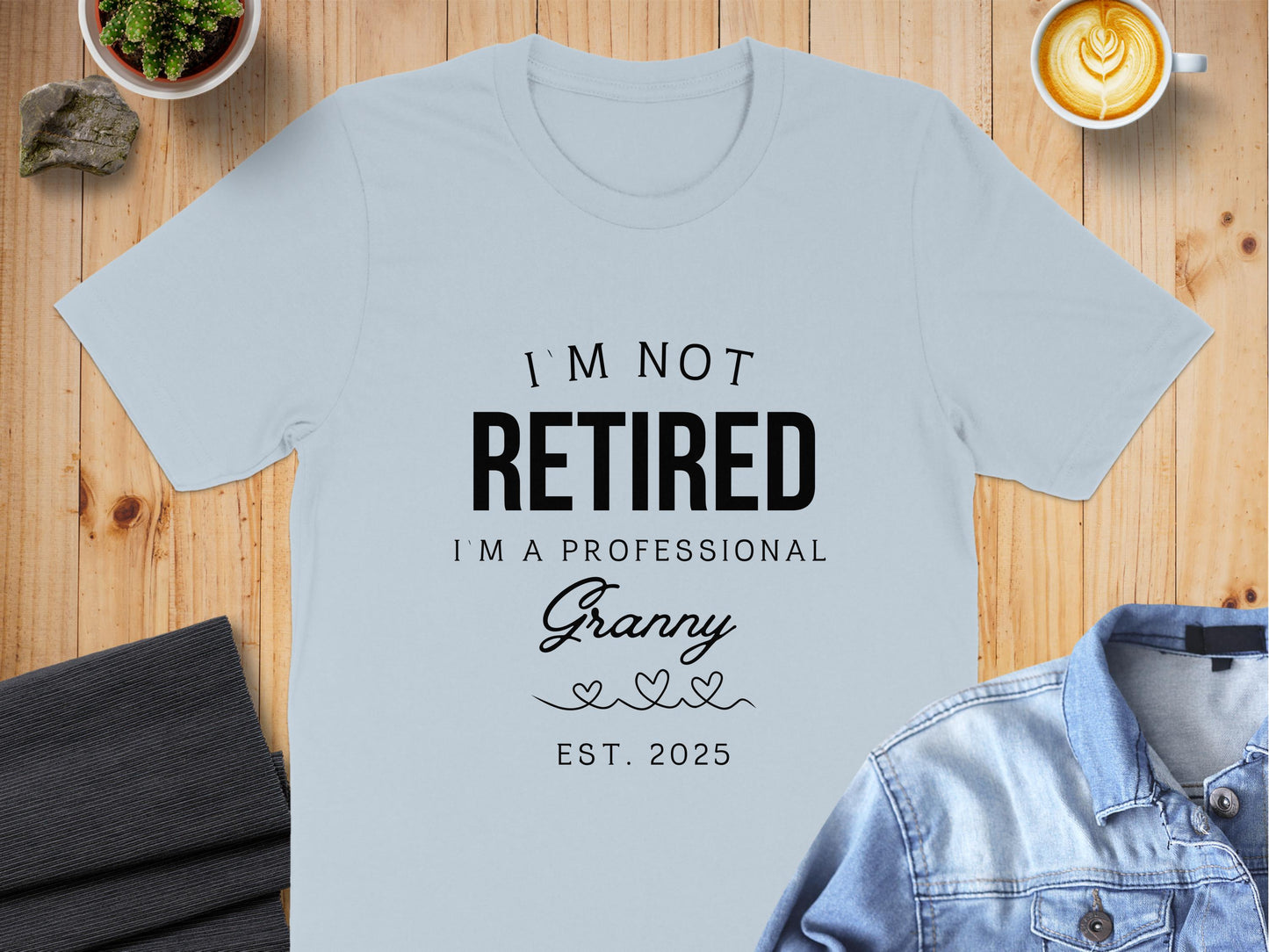 Professional Granny Not Retired Stylish T-shirt product
