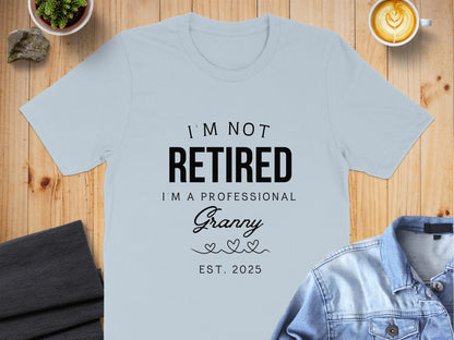 Professional Granny Not Retired Stylish T-shirt product