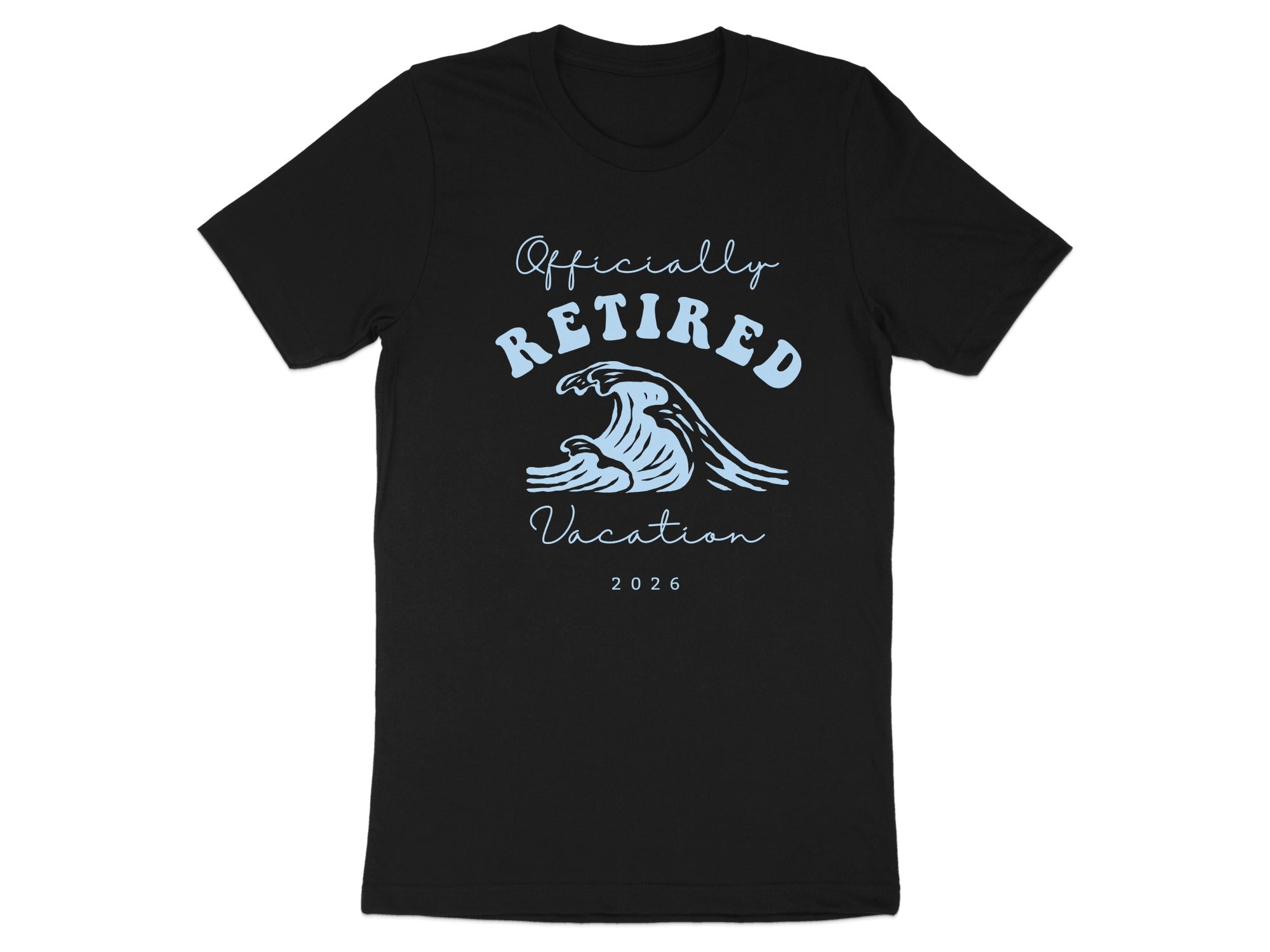 Officially Retired Vacation 2026 T-shirt