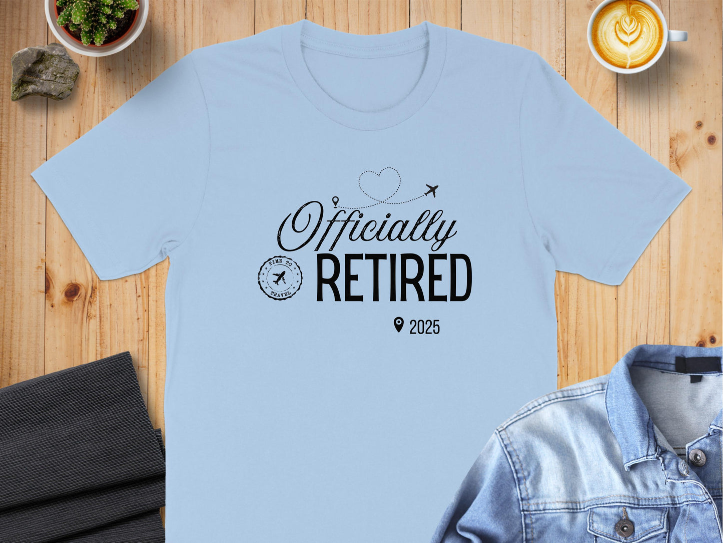 Officially Retired 2025 Funny Retirement Shirt Product Type