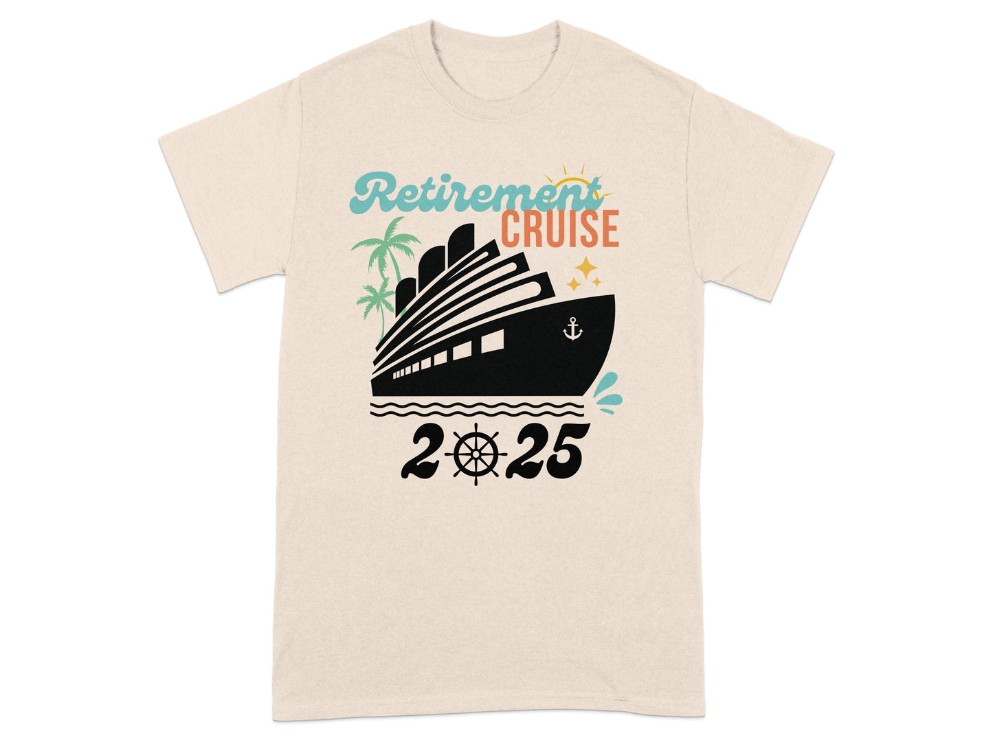 Retirement Cruise 2025 Graphic T-Shirt product type