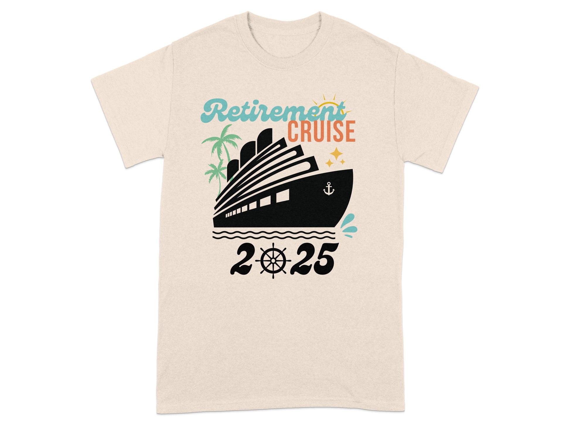 Retirement Cruise 2025 Graphic T-Shirt product type