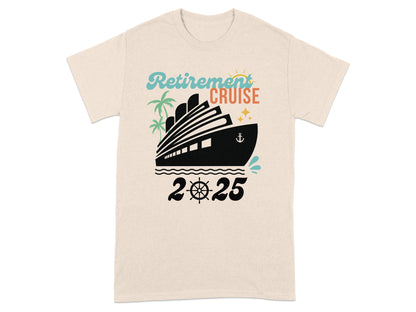 Retirement Cruise 2025 Graphic T-Shirt product type