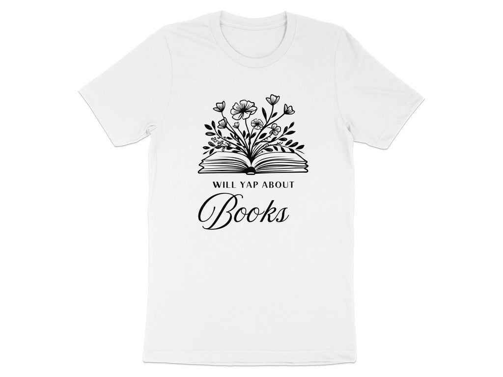 Will Yap About Books Graphic T-Shirt for Book Lovers