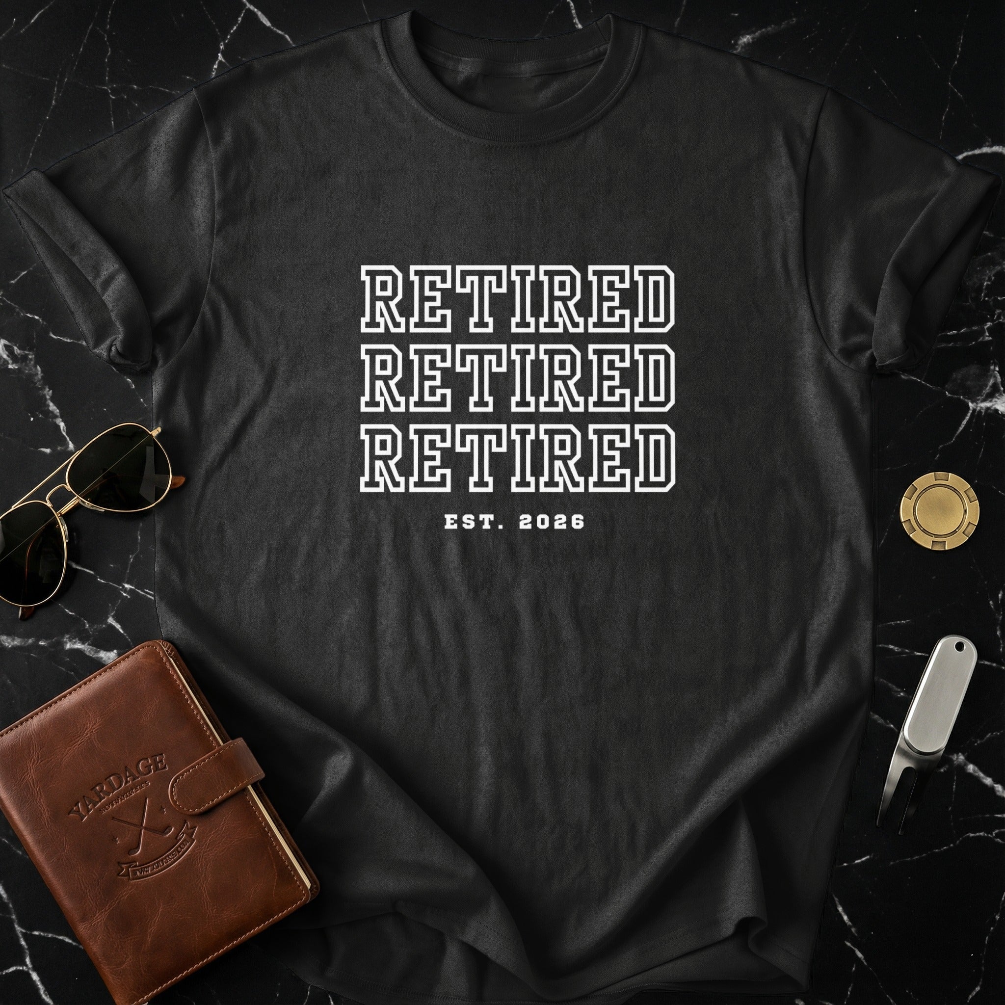 Retired Repeat Est. 2026 Printed T-Shirt