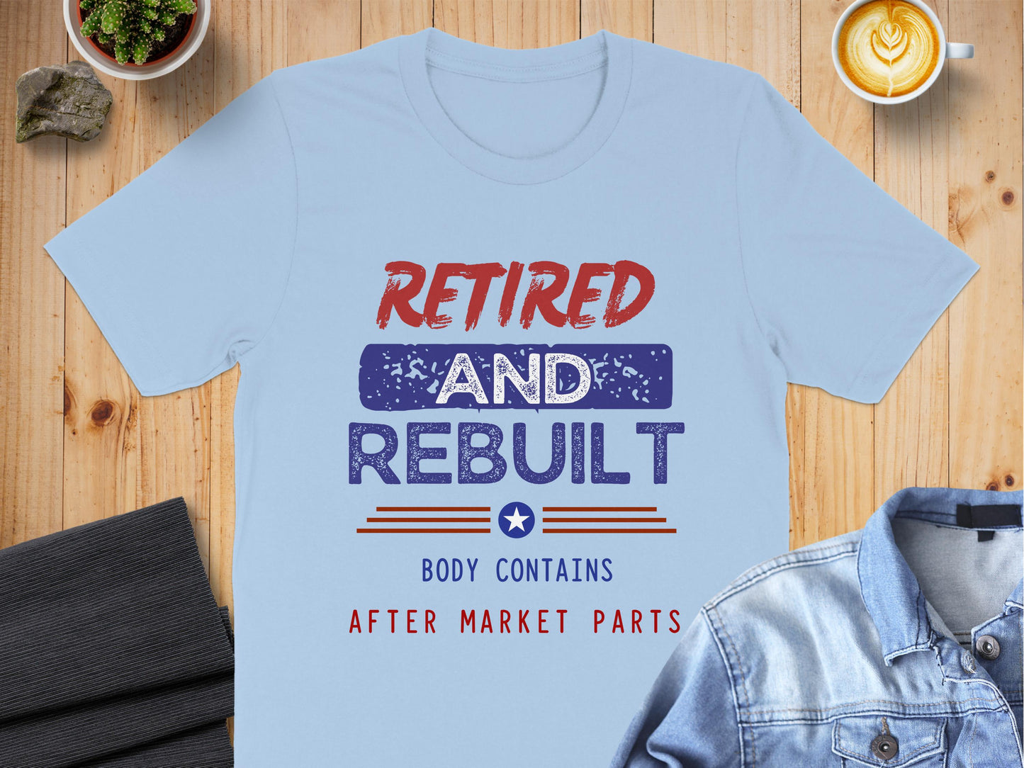 Retired and Rebuilt Graphic Tee product type
