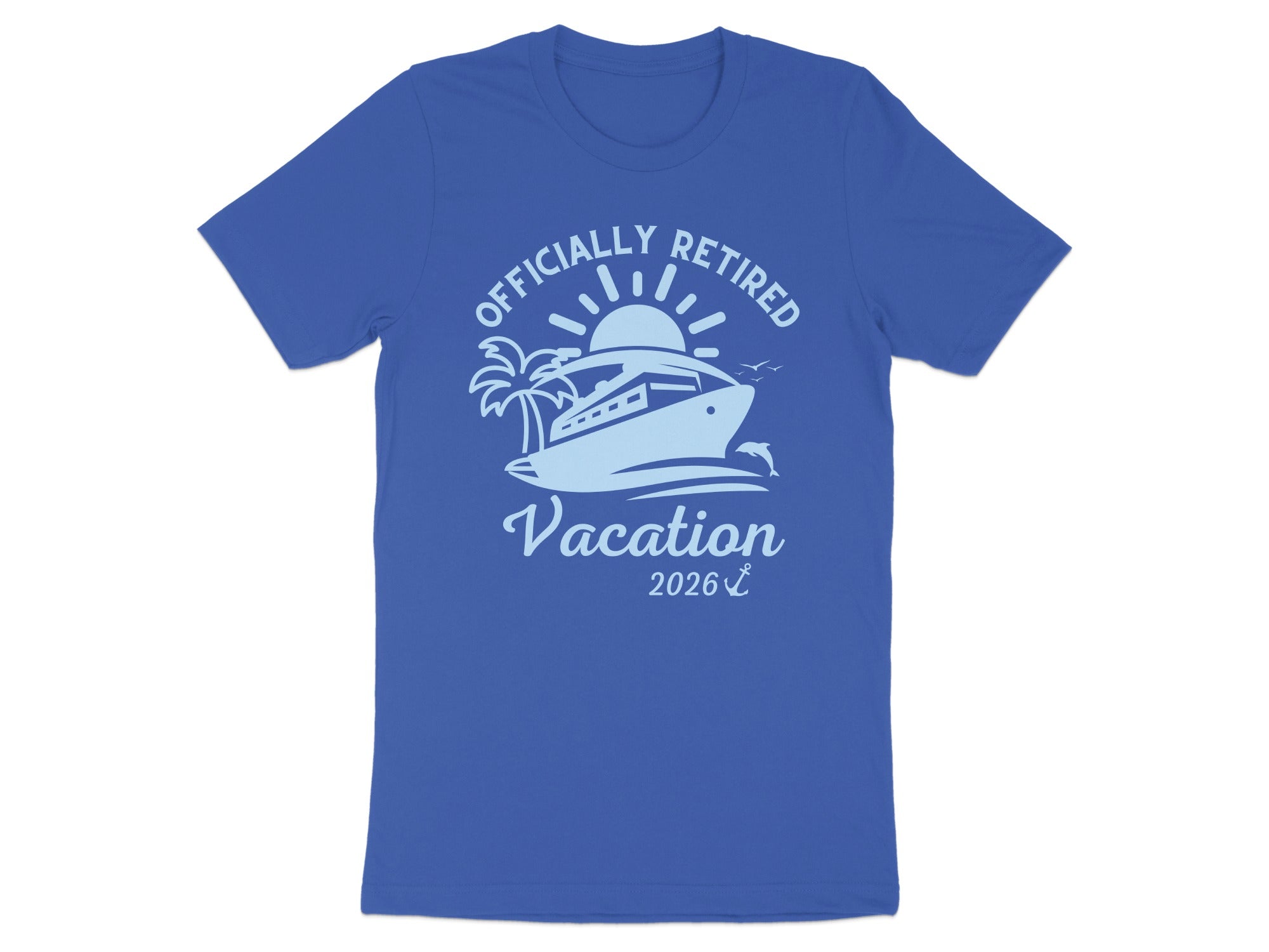Officially Retired Vacation 2026 T-shirt