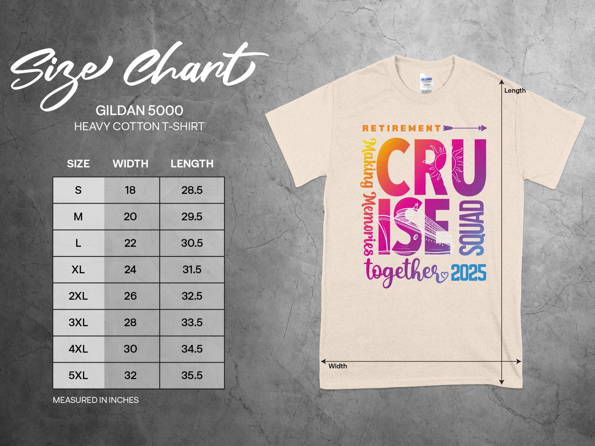 Retirement Cruise Squad Creating Memories Together 2025 product type