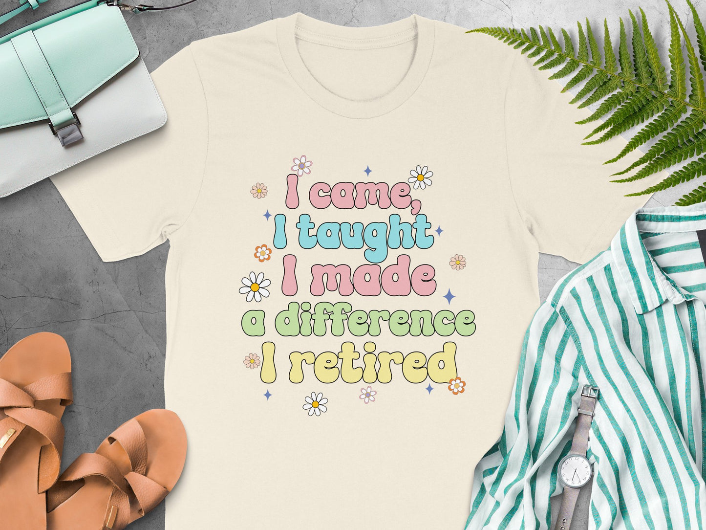 Funny Teacher Retirement T-Shirt For Retired Product