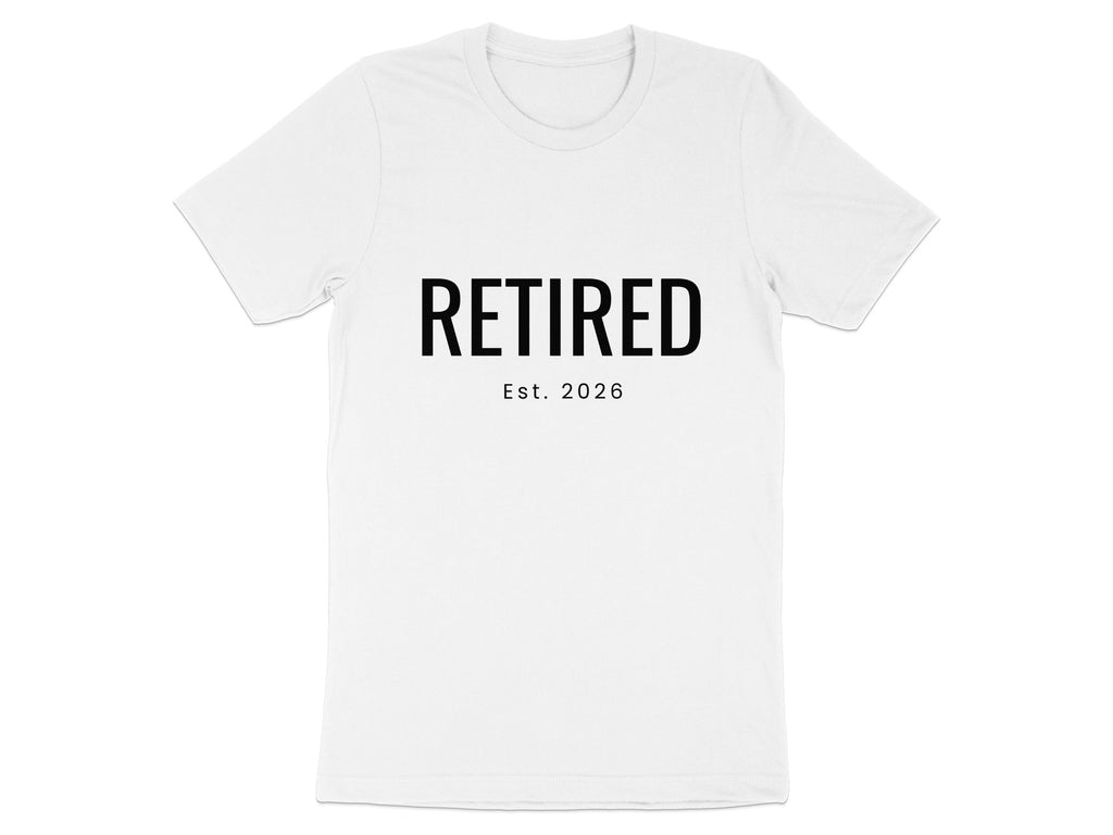 Retired Est. 2026 T-Shirt Perfect Gift for Retirees