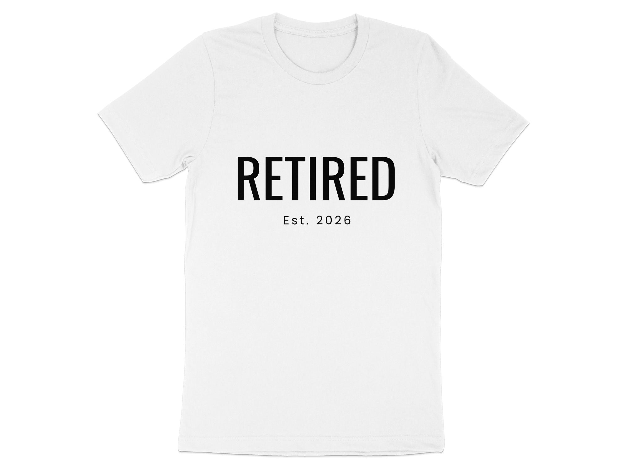 Retired Est. 2026 T-Shirt Perfect Gift for Retirees