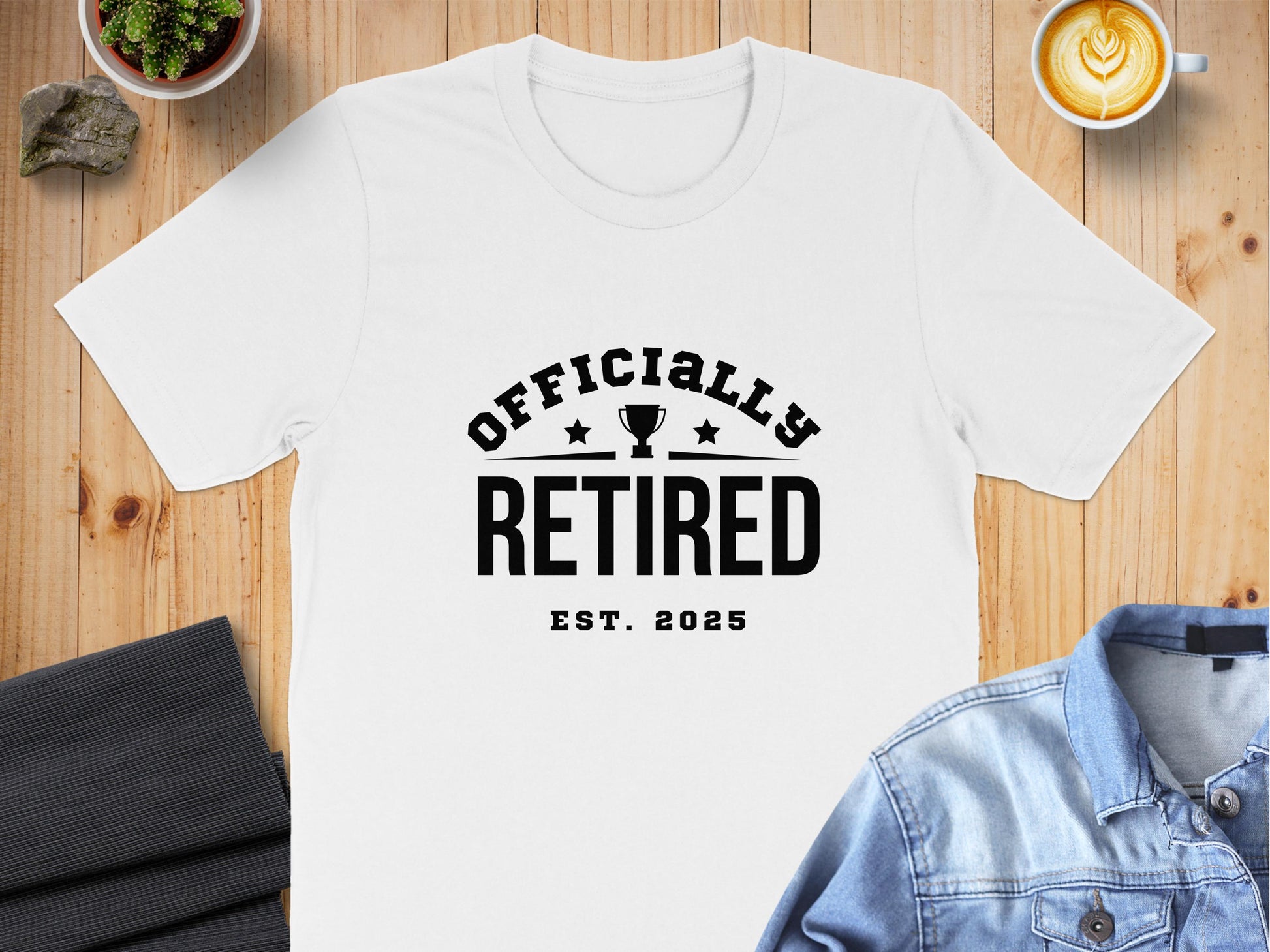 Officially Retired Est 2025 T-shirt product