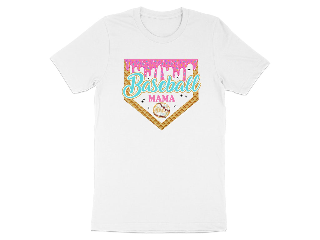 Baseball Mama Sweet Home Plate Waffle Icing Sprinkles product type
Baseball
Mama
Mom
Sports
Fan
Game Day
Home Plate
Waffle Cone
Ice Cream
Sprinkles
Sweet Design
Pink Icing
Baseball Mom
Athletic Parent
Graphic Tee
Cute Baseball
Softball Mama
League Parent
Unique Apparel
Dessert Theme