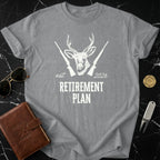 Retirement Plan with Deer and Rifles Graphic T-Shirt