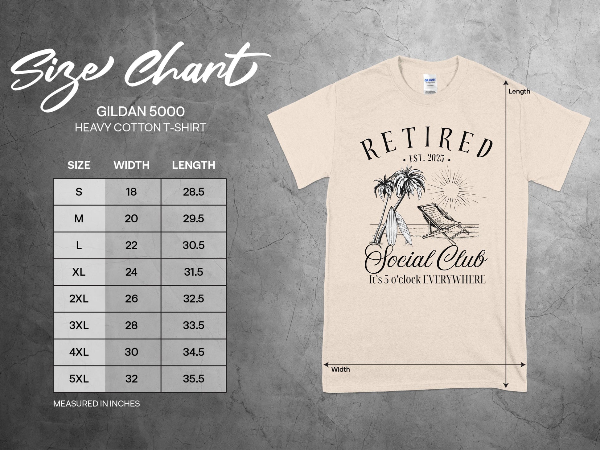 Retired Est 2023 Social Club It's 5 O'clock T-shirt product