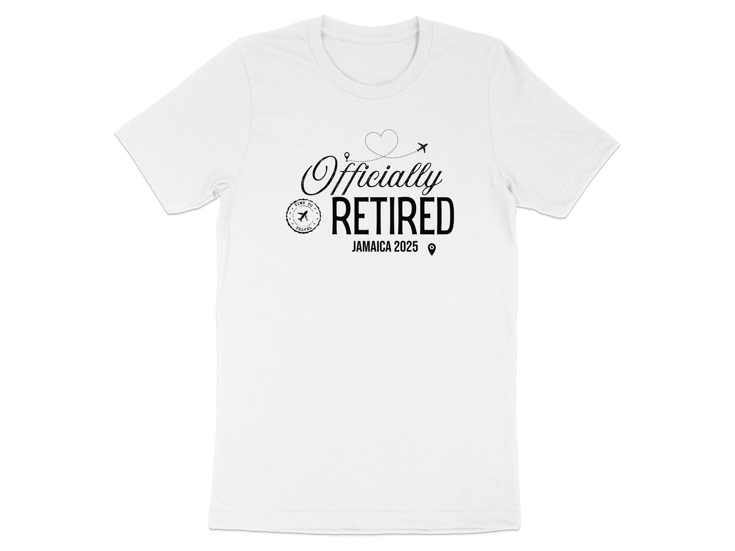 Officially Retired Jamaica 2025 Graphic T-Shirt product type