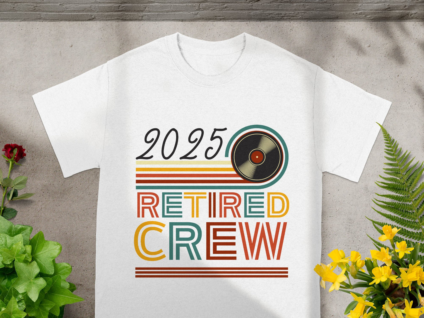 2025 Retired Crew Retro Colors Unisex T-Shirt product