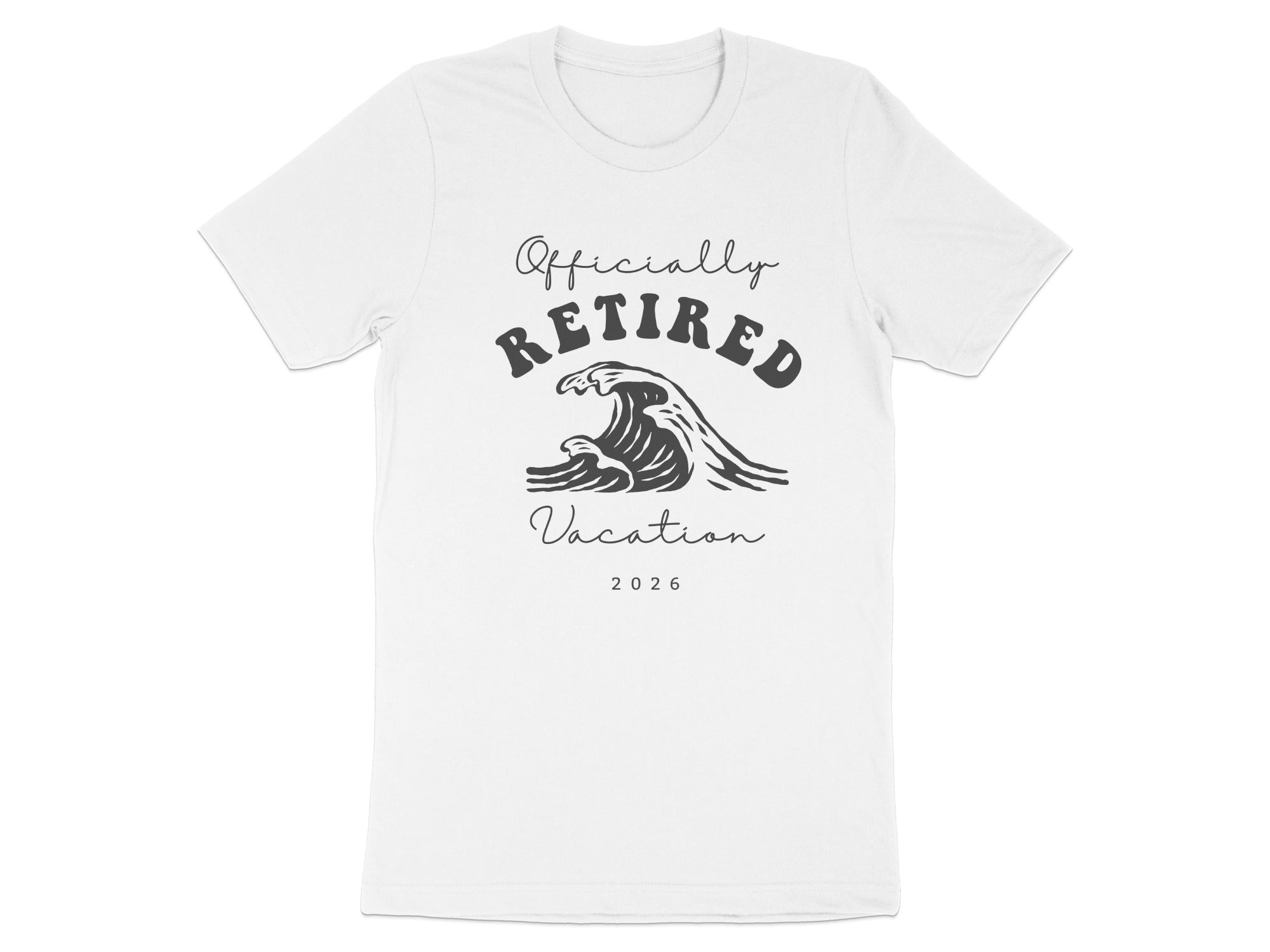 Officially Retired Vacation 2026 T-Shirt Product