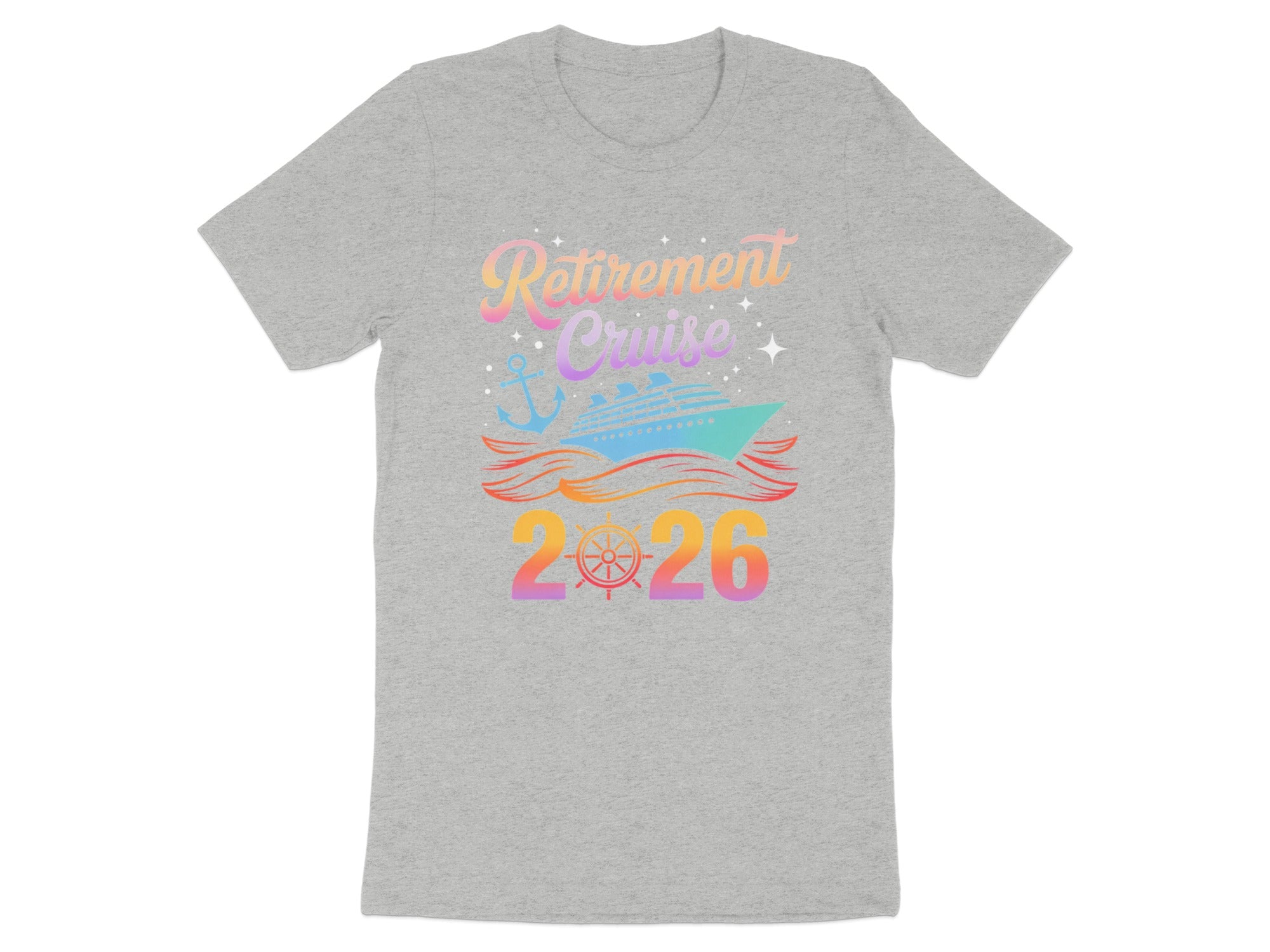 Retirement Cruise 2026 Graphic T-shirt for Celebrations