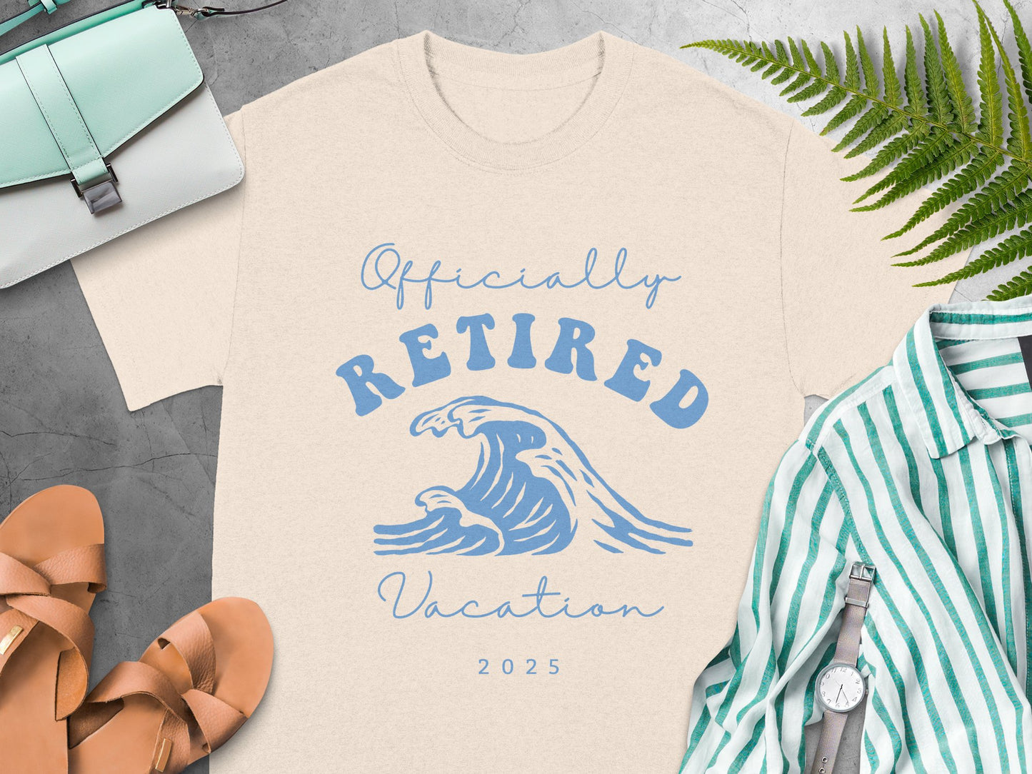 Officially Retired Vacation 2025 T-shirt product