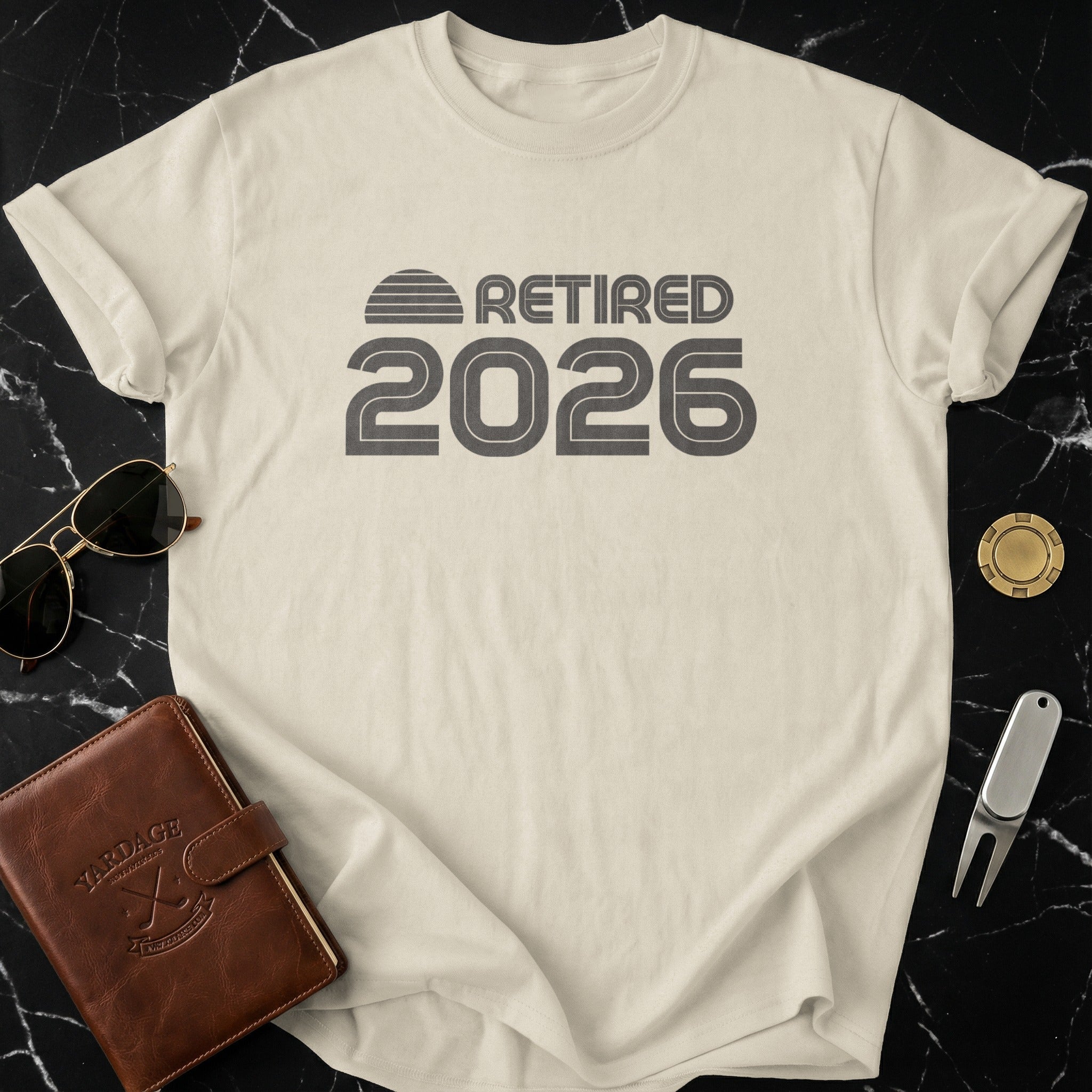 Retired 2026 Bold Retro Design T-Shirt