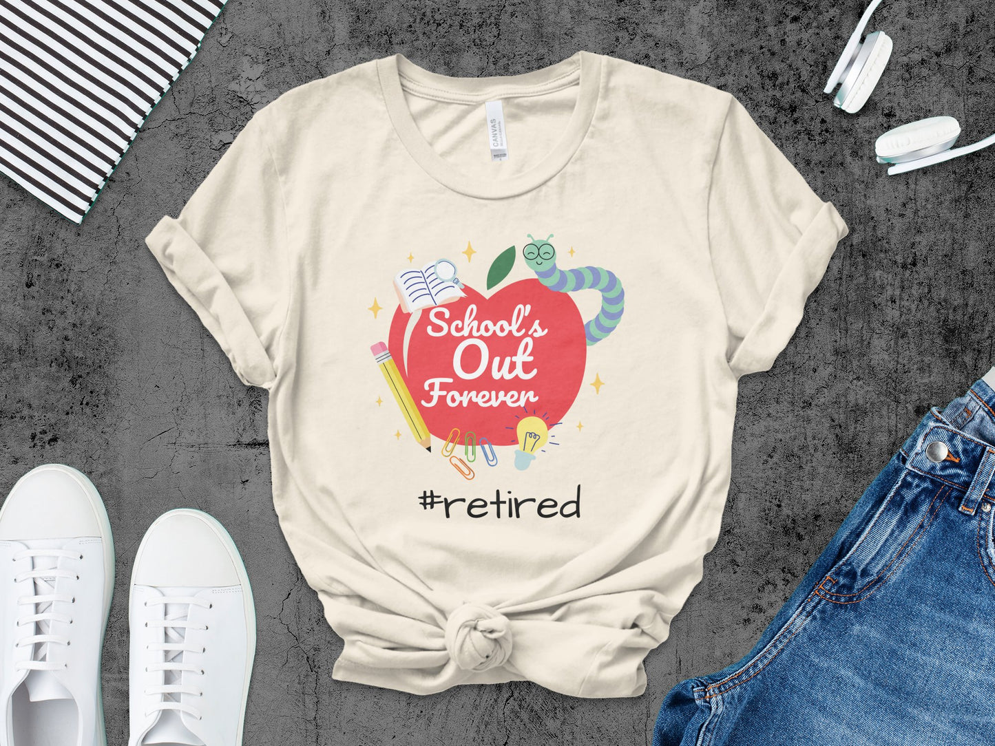 School's Out Forever Retired Graphic T-Shirt product